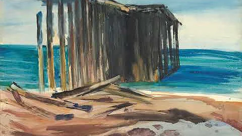 Wharf at Onekaka by Charles Brasch