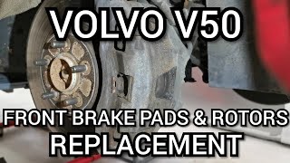 Volvo V50 T5 - Front Brakes replacement by JustRandom Cars&Urbex 2,970 views 4 years ago 7 minutes, 55 seconds