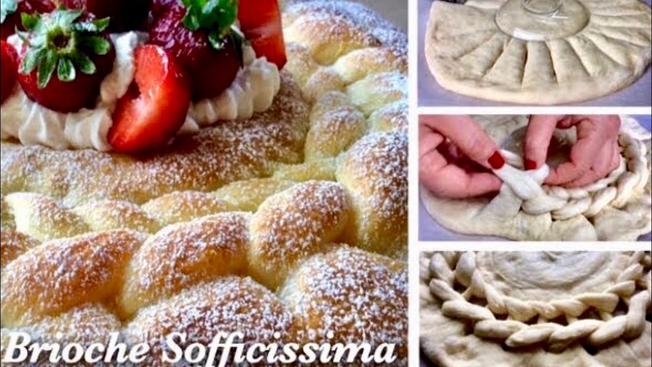 BRIOCHE SOFFICISSIMA  “PUNTO CATENELLA” ricetta semplice, Tutti a Tavola