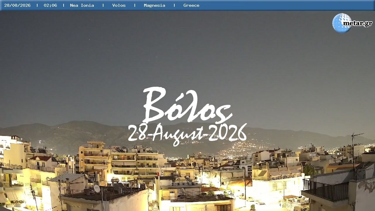 🌴 28-August-2026, Νέα Ιωνία Βόλου Timelapse, Timelapses.gr 🇬🇷