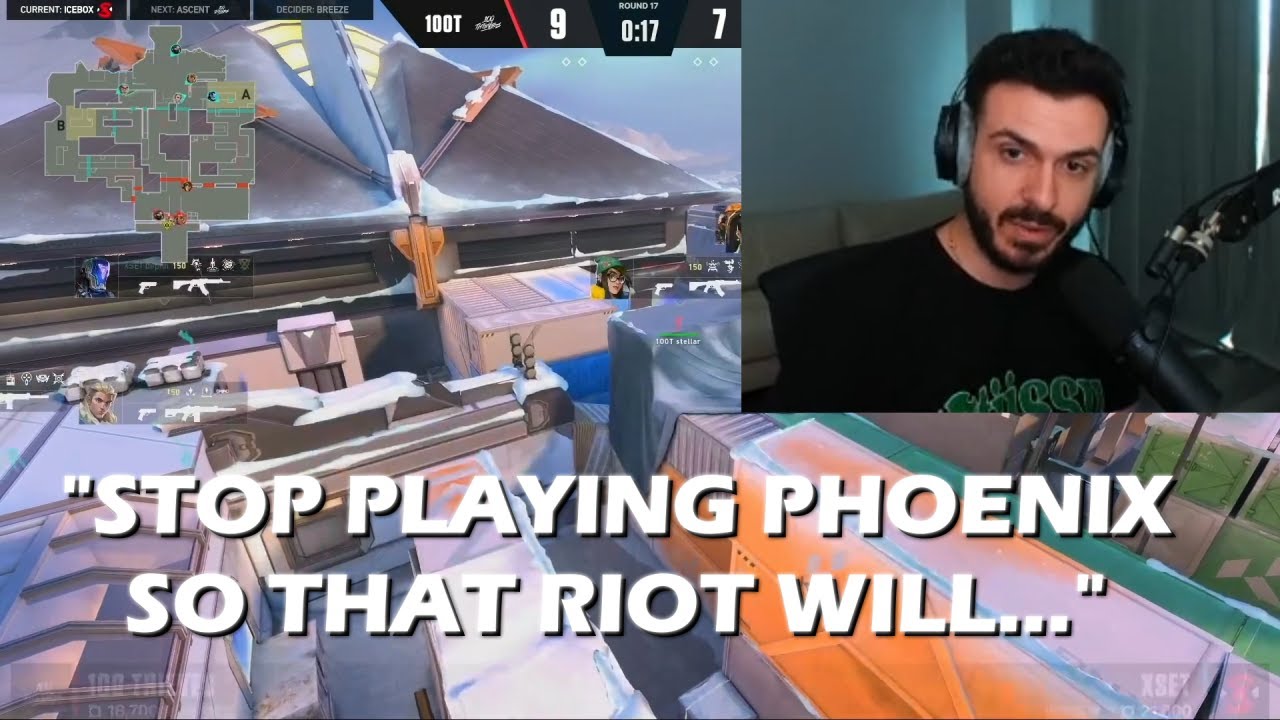 Tarik explains why you should STOP playing Phoenix... [VCT] (100T vs XSET)