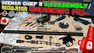 Beeman Chief II PCP Air Rifle: Complete Teardown and Reassembly (Regulator adjustment goes wrong.)