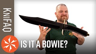 KnifeCenter FAQ #75: What Is A Bowie Knife? Improvised Sharpening? Micarta Explained
