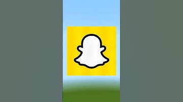 Minecraft Pixel Art Instagram X TikTok Snapchat Logo Build | Social Media Logos