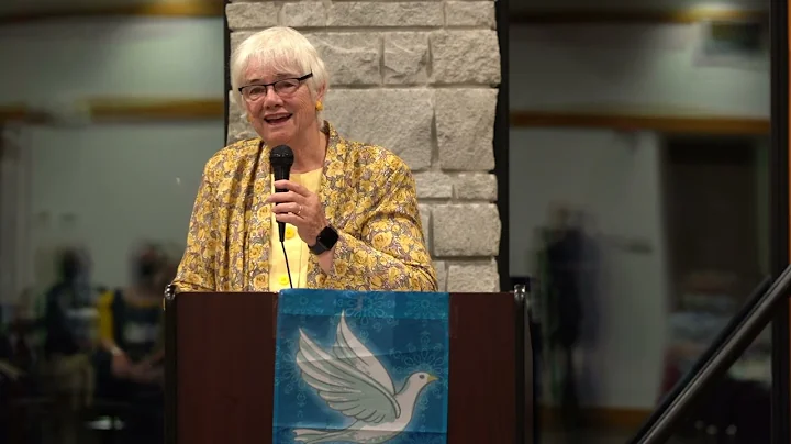 Dr. Mary-Wynne Ashford speaking or nonviolence