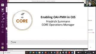Enabling OAI-PMH in Open Journal Systems (OJS) | Friedrich Summann Enabling OAI-PMH in Open Journal Systems (OJS) | Friedrich Summann