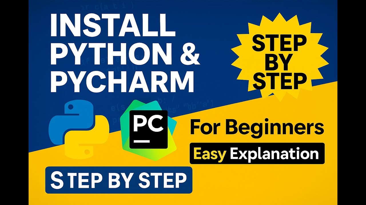 Install Python & PyCharm | Step-by-Step for Beginners | Easy Urdu/Hindi ...