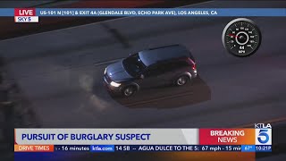 CHP pursues burglary suspects out of Orange County