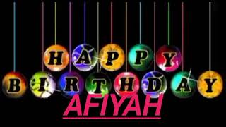 Afiyah Name Happy Birthday To You Video Song Happy Birthday Song With Names