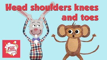 Head Shoulders Knees and Toes | Song for Toddlers | Toddler Fun Learning