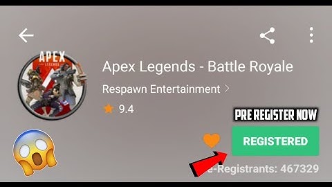 how to pre register for apex legends mobile | OCNATE