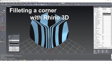 Rhino3D, Filleting a corner