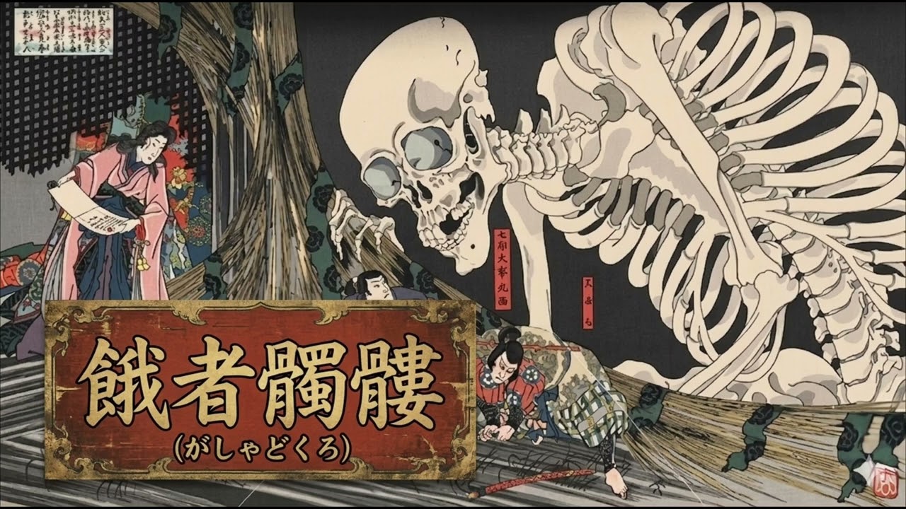 和メタル × 怪異譚】「餓者髑髏（がしゃどくろ）」【閲覧注意】[よい子