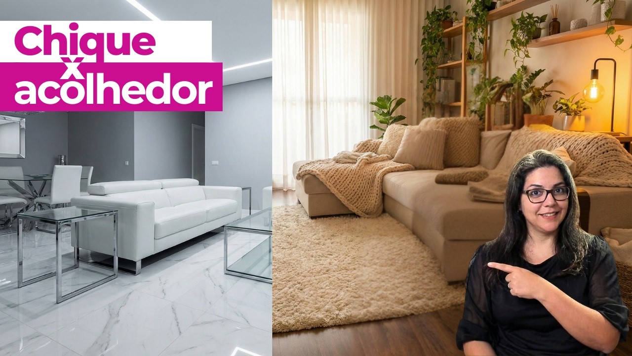 A diferença entre uma casa CHIQUE e uma ACONCHEGANTE (O segredo é invisível) | SIMPLICHIQUE
