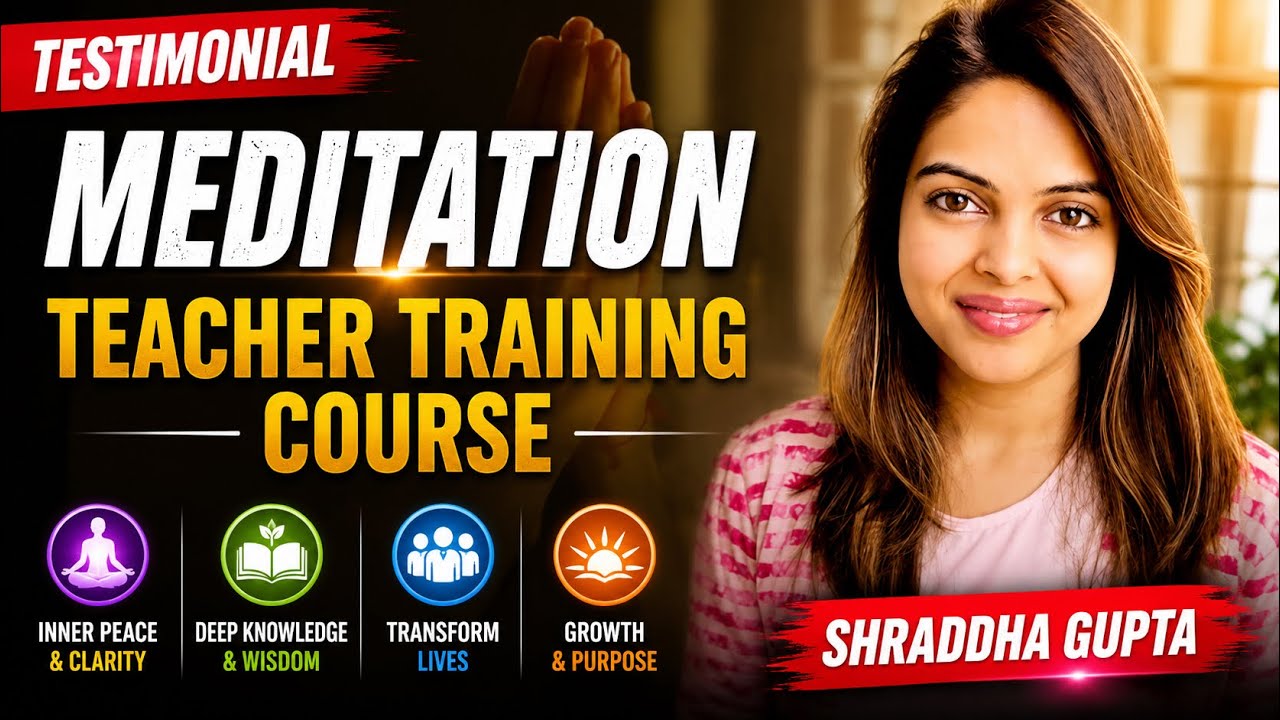 SHRADDHA GUPTA || MEDITATION TEACHER TRAINING COURSE || TESTIMONIALS ...