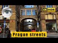 Prague (Praha) old town streets walk 4k HDR Czech Republic 🇨🇿 ASMR