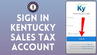 How to Sign In to Kentucky Sales Tax Account (2024) | Login to Kentucky Sales Tax Account