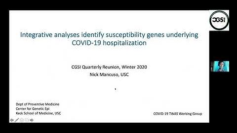 Nick Mancuso | Integrative analyses identify susceptibility genes underlying COVID-19 related hosp.
