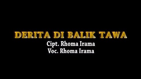 Rhoma Irama - Derita di Balik Tawa (dengan Prolog) [Stereo | Official Music Video]