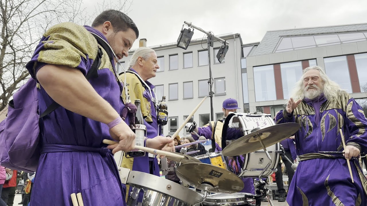NTERNATIONALES GUGGENMUSIKTREFFEN 2024 Schwäbisch Gmünd - Guggenmusik Kaputte 13, 4K uncut
