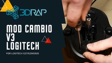 MOD CAMBIO V3 - Logitech G25 G27 G29 G920 - Improved Feel