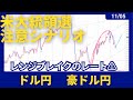【11/5】アメリカ大統領選挙⚠️狙いのシナリオについて👉【FX】