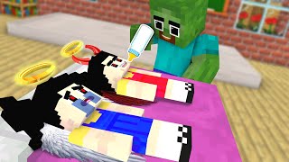 Monster School : Zombie Take Care Baby Squid Game Doll - Minecraft Animation