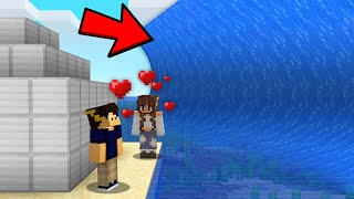 CASA SEGURA vs TSUNAMI com o CRUSH no MINECRAFT