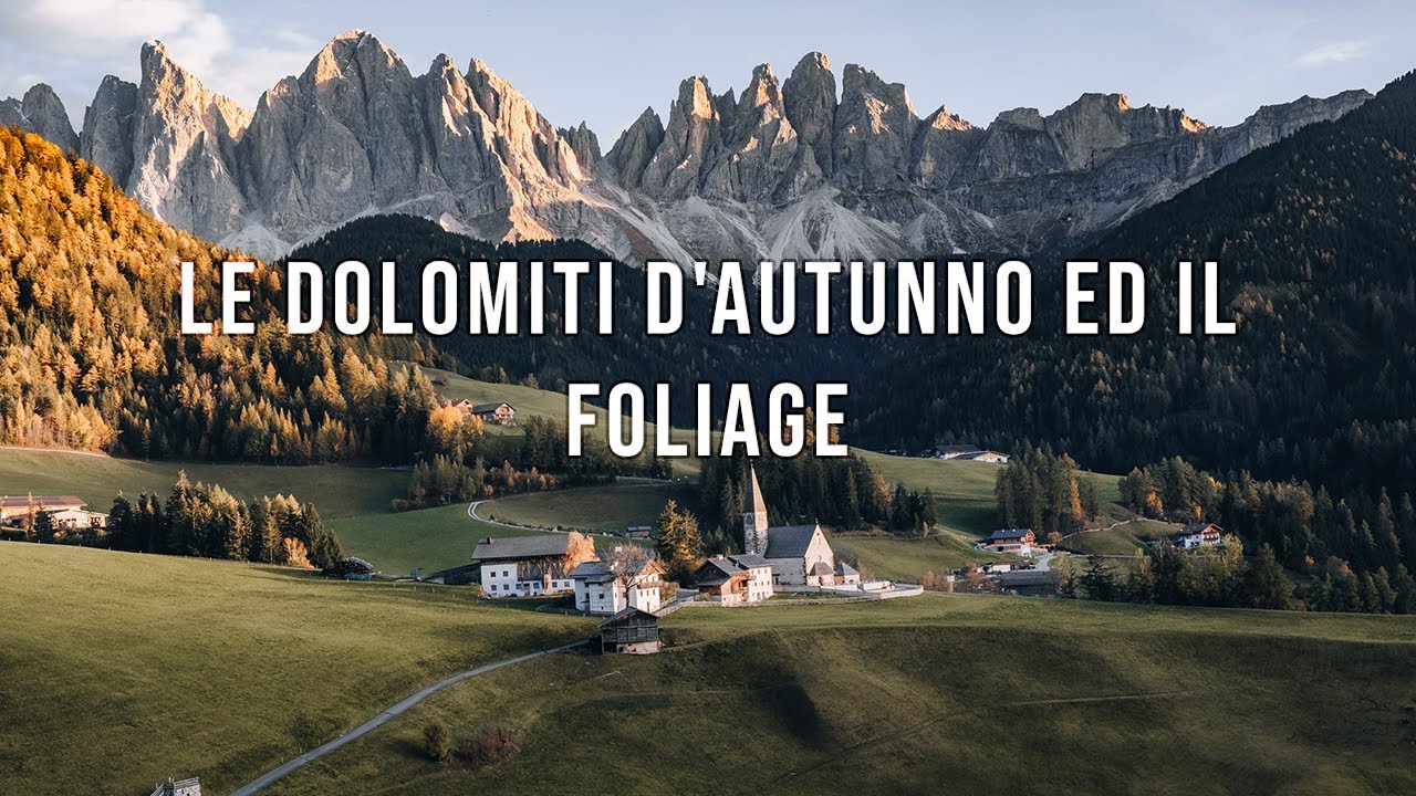 Le Dolomiti d'autunno ed il foliage