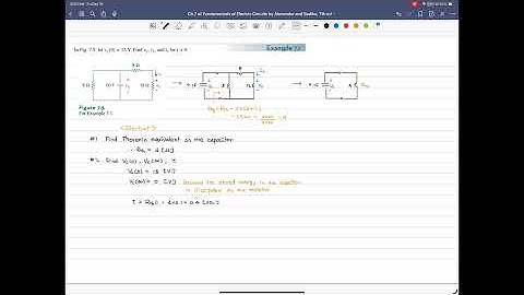 Example 7.1 (3) Shortcut, Fundamentals of Electric Circuits, 7th ed, by Alexander & Sadiku