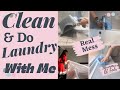 CHRISTMAS SPEED CLEAN & DO LAUNDRY WITH ME | POWER HOUR CLEANING MOTIVATION 2020 | MUMMY OF FOUR UK