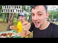 Trying Malaysian Wedding Food (Gulai Kawah Street Food) - Traveling Malaysia Episode 76