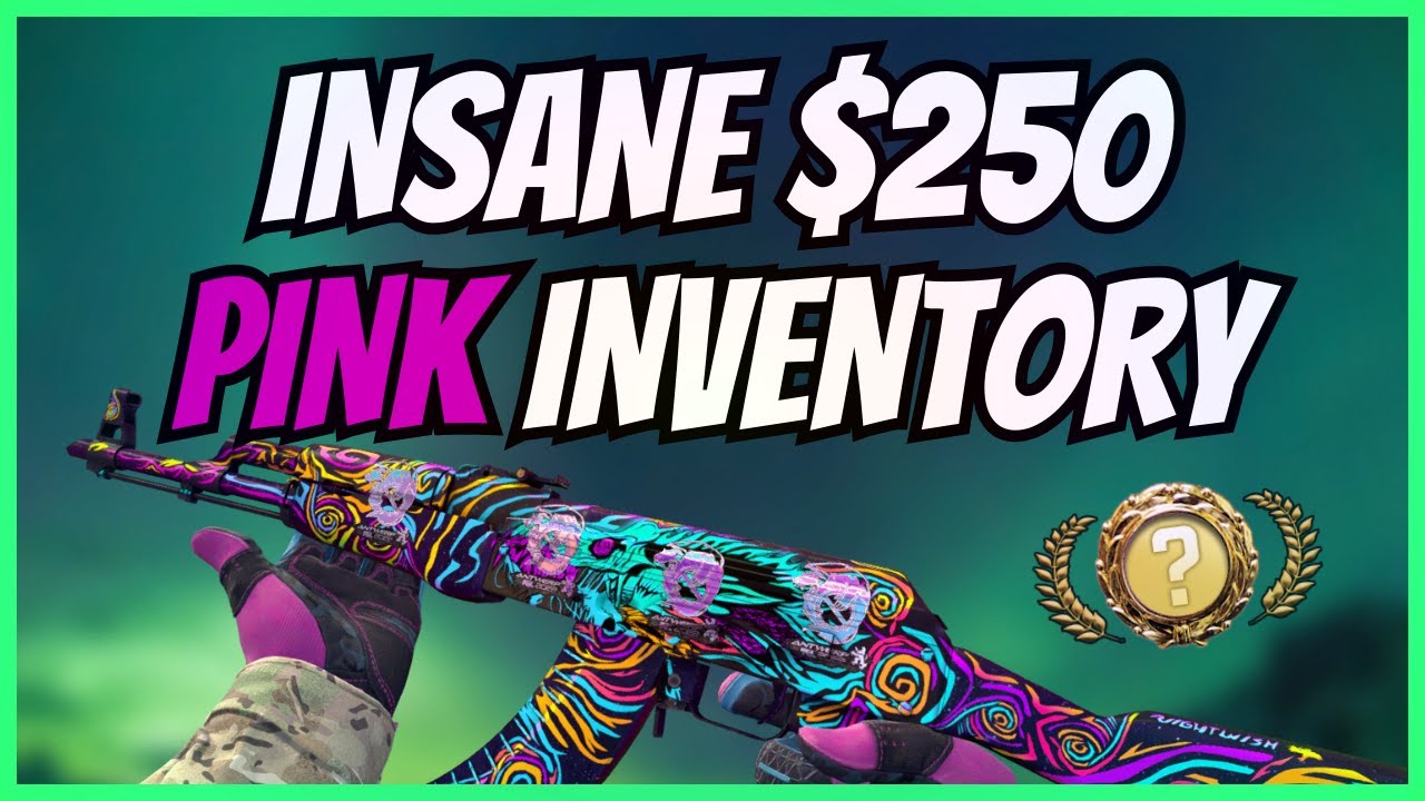 BEST PINK CSGO INVENTORY FOR 250! Insane Cheap Pink CSGO Skins 2023