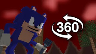 "VS Faker Sonic EXE" Friday Night Funkin 360° (Minecraft VR Animation)