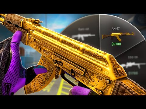 a comunidade agradece... Primeira partida c/ a AK-47 HIBRIDA do CS:GO (sonho realizado)