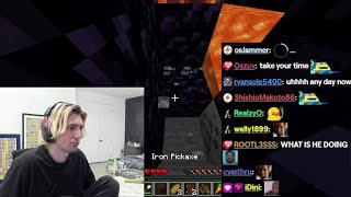 I think I Just Lost Braincells Watching xQc Build a Nether Portal