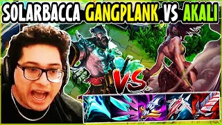 SOLARBACCA Gangplank Vs Akali Top - NA Grandmaster - Patch 14.9