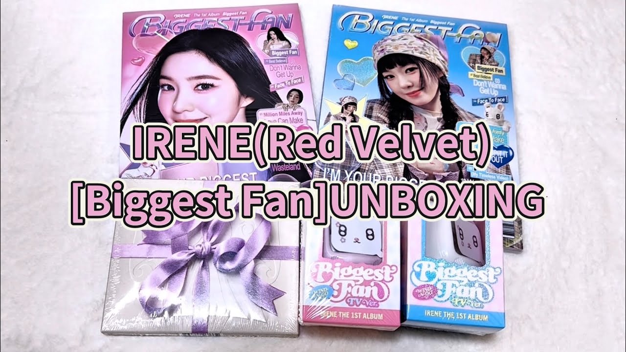 UNBOXING] IRENE THE 1ST ALBUM [Biggest Fan] 📦TOY TV / PHOTOBOOK