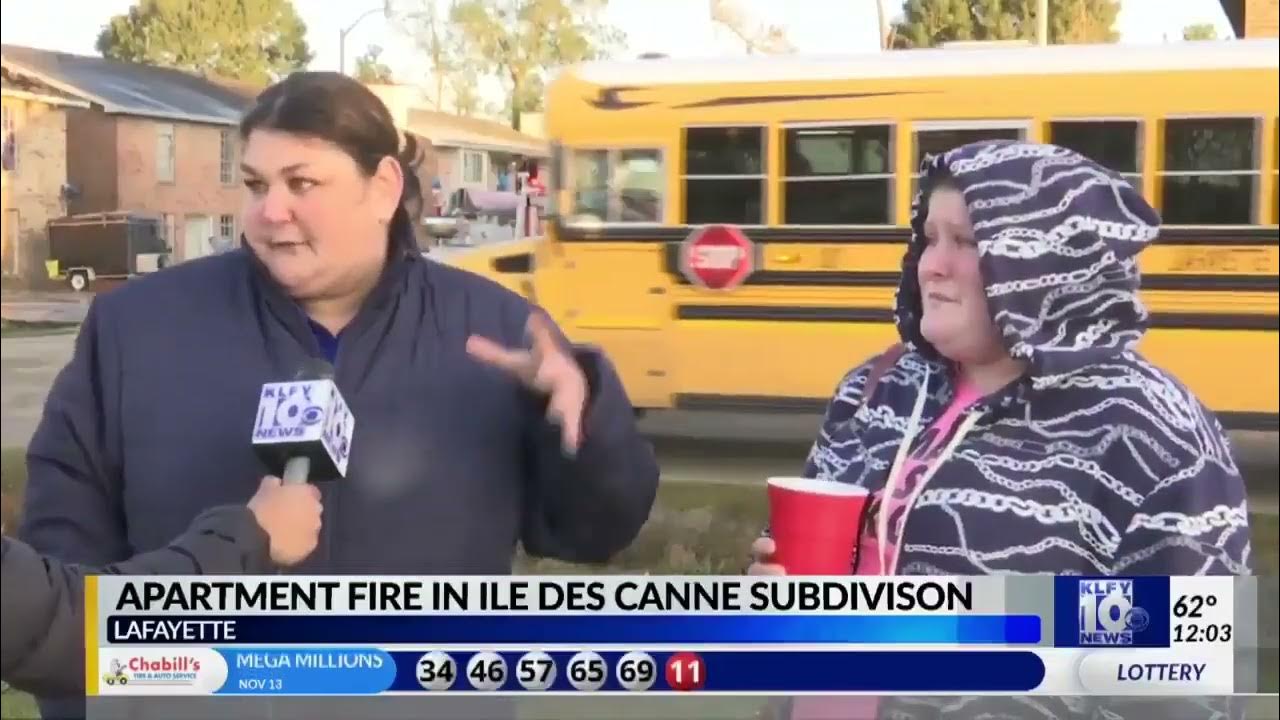 Ile Des Cannes Fire Coverage KLFY News 10 YouTube