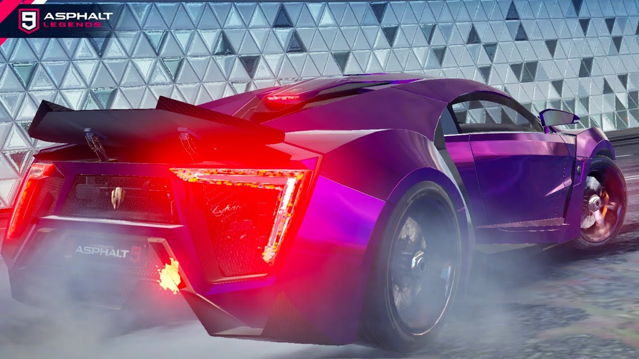Asphalt 9, W Motors LYKAN HyperSport, Multiplayer, 4K 60fps