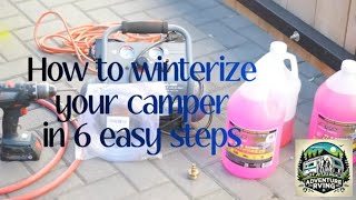 How to winterize camper in 6 easy steps - rv winterization for beginners.
