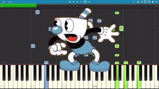 Cuphead Song - The Devil's Due - Piano Tutorial / Cover - TryHardNinja