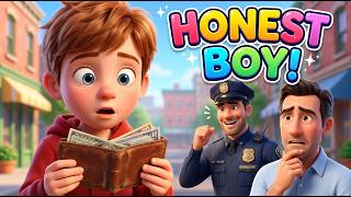 Detalles Ethan's Honesty | The Honest Boy Who Returned a Lost Wallet ❤️ | Heartwarming Moral Story for Kids Noticias
