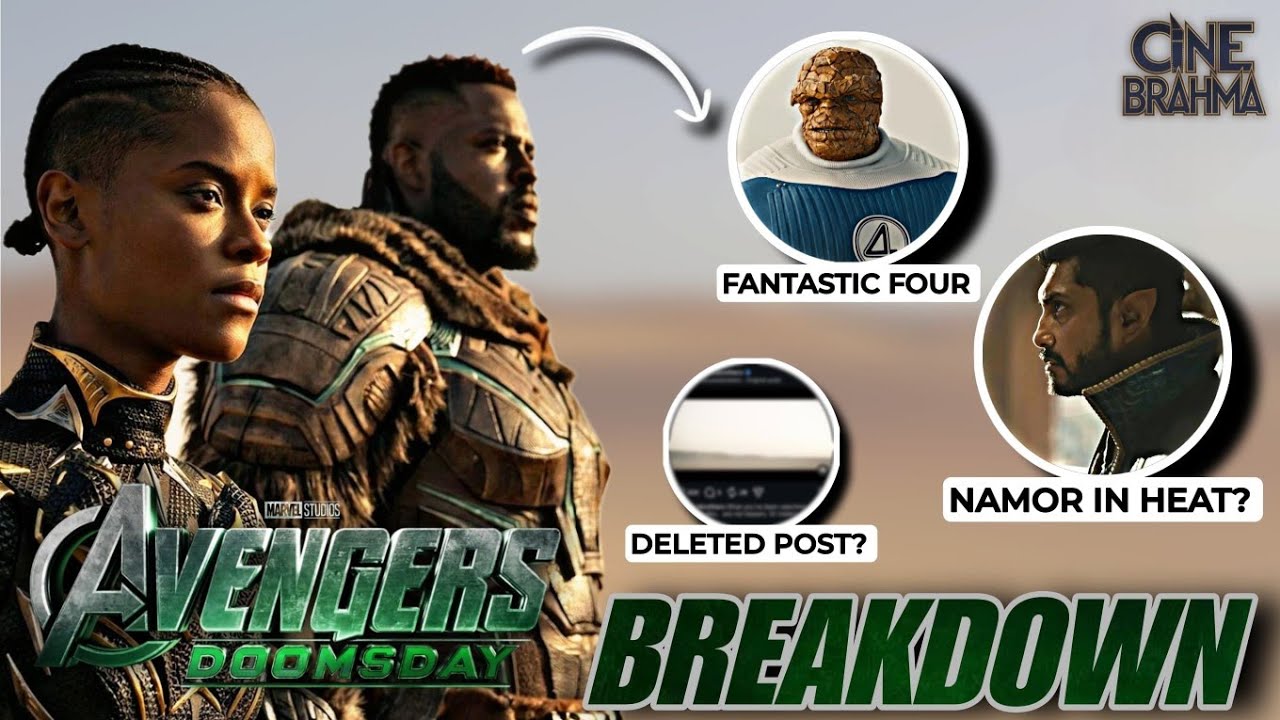 Avengers Doomsday Wakandans & Fantastic 4 Teaser Telugu BREAKDOWN & HIDDEN DETAILS | CINE BRAHMA