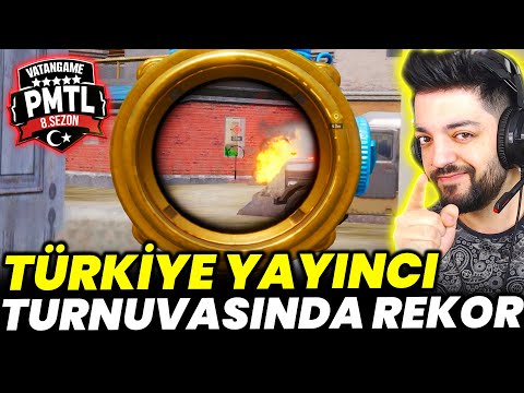 TÜRKİYE YAYINCILAR TURNUVASINDA KILL REKORU KIRDIK !! PUBG Mobile