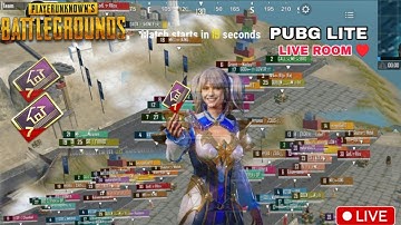 PUBG MOBILE LITE LIVE ||JOIN WITH TEAM CODE NEW UPDATE 0.28.0  Come Back