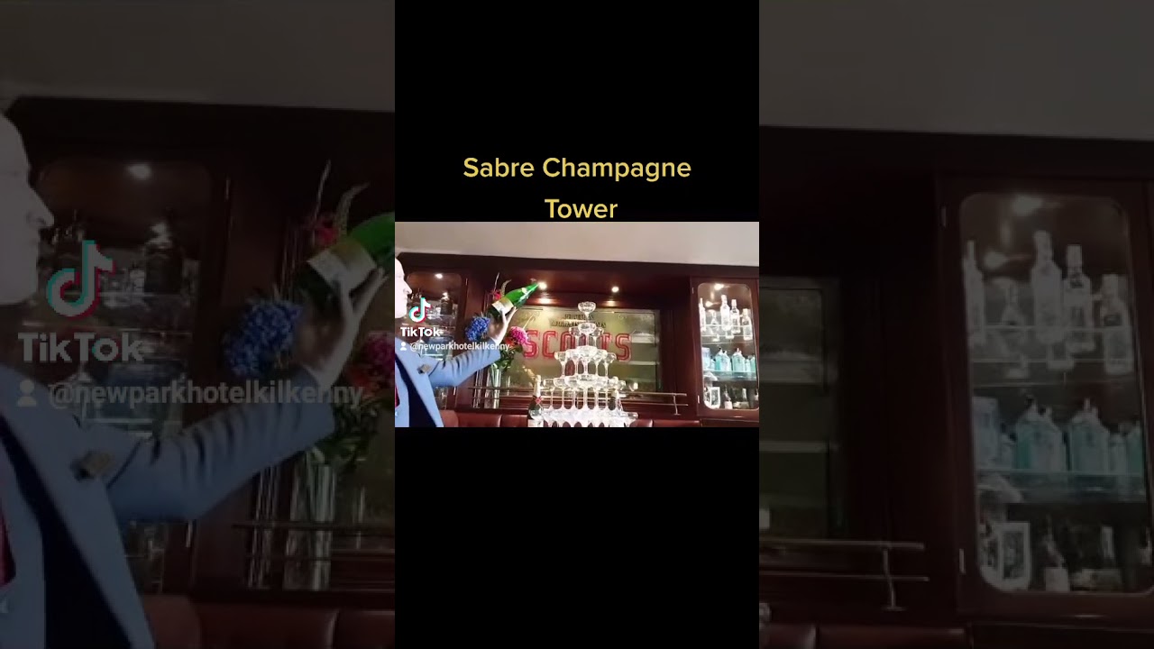 Sabre Champagne Tower