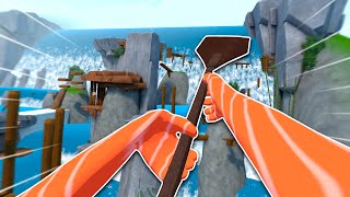 GETTING OVER IT in VR IS RAGE BAIT... - Salmon Man