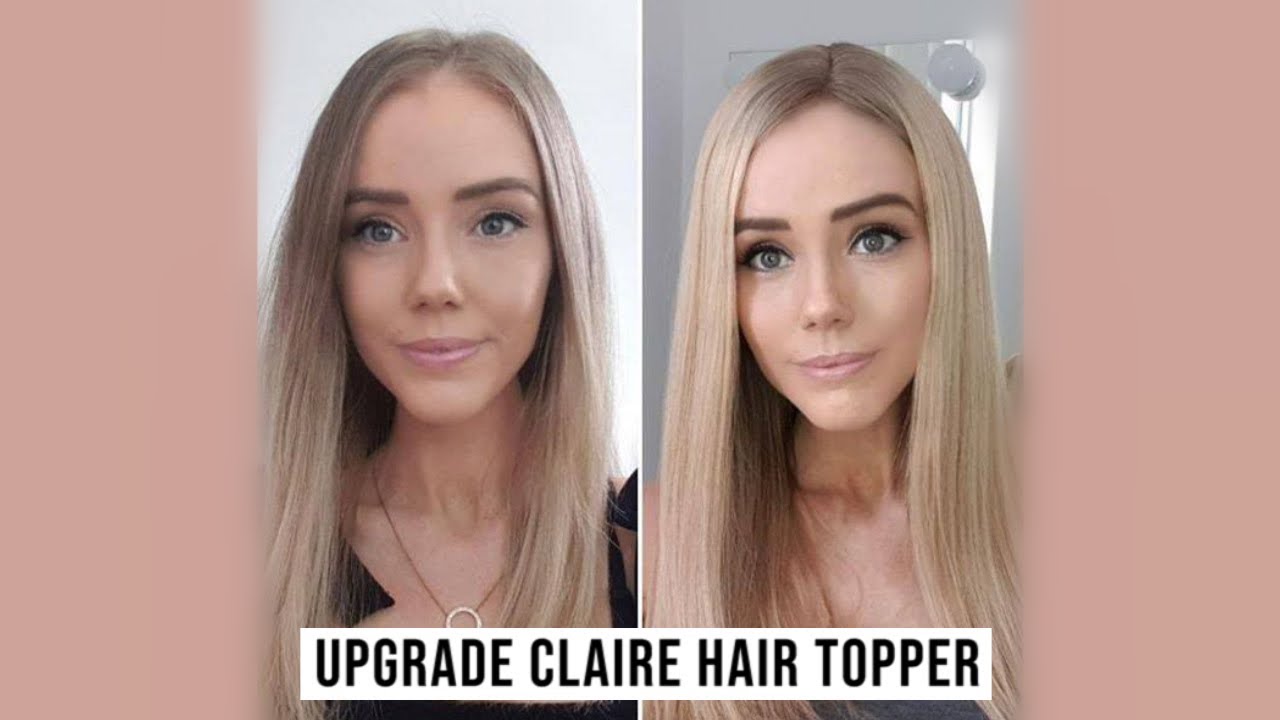 UniWigs Upgrade Claire Human hair Topper #P52001@CandiiceBee - YouTube