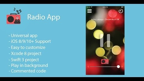 RadioApp - Tutorial | Universal Radio App for iOS devices